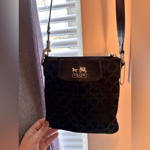 Black COACH crossbody